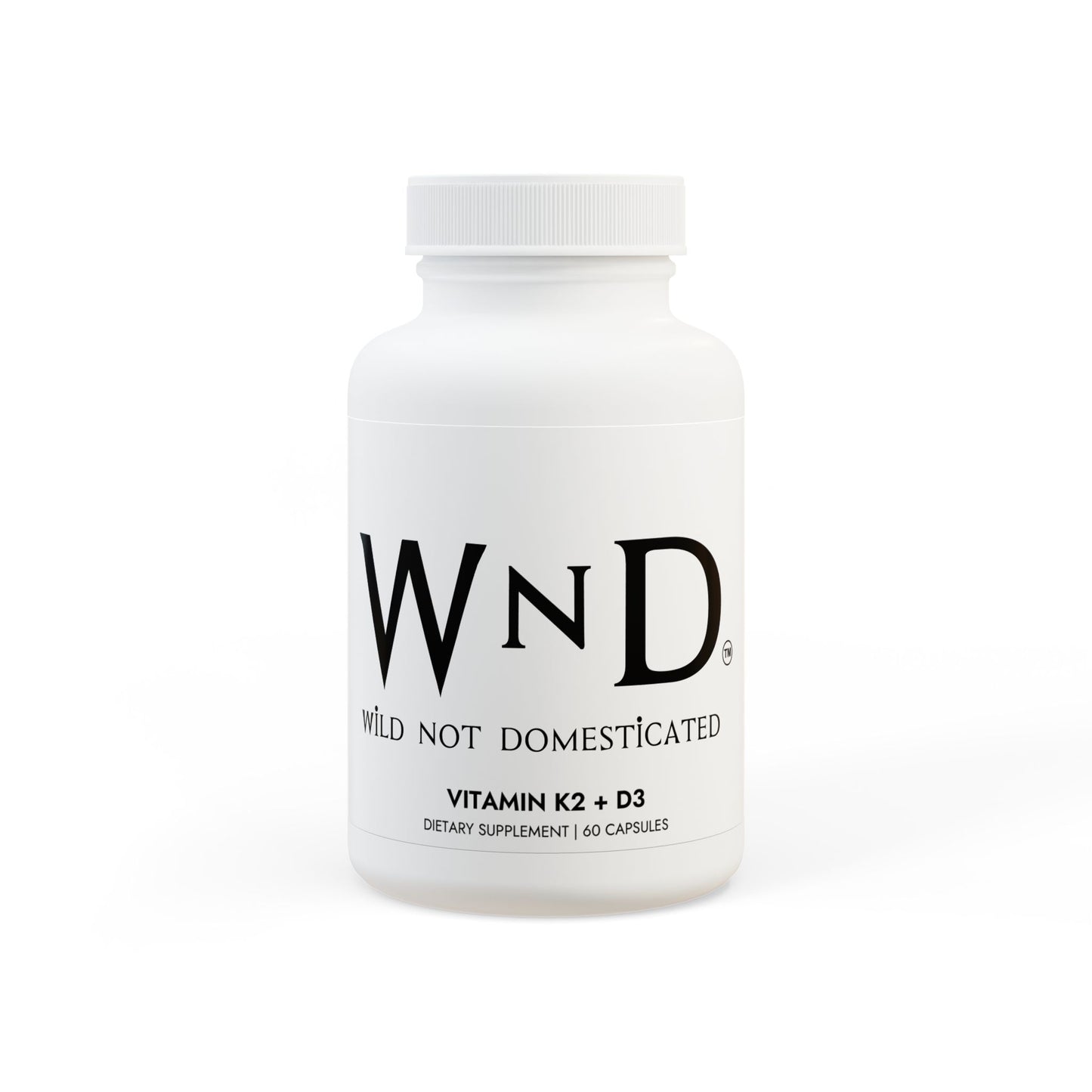 Vitamin K2 + D3 Supplement (60 Capsules)